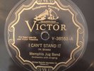 Victor 38551 Memphis Jug Band I CAN'T STAND IT 78 rpm 1930 E+ Blues