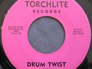 Rare Surf 45 Kipper & The Exciters (Kip Tyler) Drum Twist 1 & 2 on Torchlite VG+