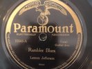 Paramount 12541 (Blind) LEMON JEFFERSON Rambler Blues  78 rpm 1927 E+ Blues