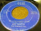RAY TAYLOR 45 MY HAMTRAMCK BABY & CONNIE LOU on CLIX (clip) Detroit ROCKABILLY