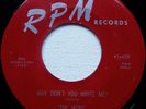 JACKS ..Why Don't You Write Me/ My Darling .1st Press on RPM 428 .. Nice Copy