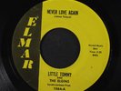 LITTLE TOMMY & ELGINS: I Walk On Never Love Again 45 (re) Soul