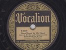 BLUES GOSPEL Vocalion 1149 Rev. A.W. Nix Deep Down In My Heart/Watch Your Close