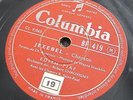 78RPM EDITH PIAF JEZEBEL/LA RUE AUX CHANSONS COLUMBIA BF 419 / SHIPPING 7.8$