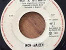 IRON MAIDEN - Number Of The Beast / Run To The Hills  - RARE GUATEMALA 45