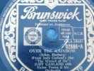 CLASSIC JUDY GARLAND 78 RPM OVER THE RAINBOW (THE WIZARD OF OZ) BRUNSWICK 02886