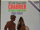 Music of Chabrier * Paray * Detroit Symphony * Mercury/Classic Audiophile LP EX