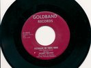Sidney Brown Goldband 1061 VG+ Cajun 45 Noir Chaussettes Two Step b/w Pestauche