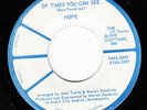 HOPE *OF TIMES YOU CAN SEE/GREENHOUSE* 1970 US PEACE SOFT ROCK FOLK ROCK N MINT