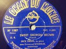 Jazz Jack Dieval Sweet Georgia Brown 78 RPM Pre War European