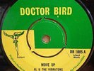 AL & THE VIBRATORS - MOVE UP / LONESOME LOVER OG  UK DOCTOR BIRD  45 CLIP DB1085