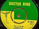 STRANGER & PATSY THE FUGITIVES - TELL IT TO ME OG UK DOCTOR BIRD 45 CLIP DB1084
