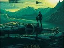 Star Wars The Force Awakens soundtrack John Williams POE vers vinyl 2 LP +print