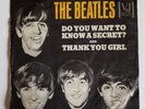BEATLES VEE JAY 587 DO YOU WANT TO KNOW A SECRET (Rare Label) SLEEVE AND 45 NICE