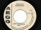LARRY DIAMOND 45RPM '59 ARGO TRUE LOVE COME MY WAY ROCKABILLY PROMO VG++ VINYL