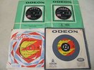 4 x THE BEATLES Turkish 45 1960s Rare Odeon 1st press Zig-Zag Black Label TURKEY