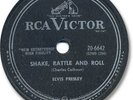 ELVIS PRESLEY Rock'n Roll 78 RPM Record. Shake, Rattle and Roll (Sun Sessions)