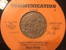 Killer Rare Soul Billy Byrd I Can't Make It Without You Communication 45 RPM
