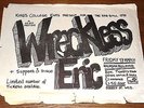 WRECKLESS ERIC KINGS COLLEGE LONDON 17 MARCH 1978 ORIGINAL STIFF CONCERT POSTER