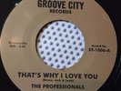 Northern Soul 45 Professionals-That's Why I Love You-Groove City Reissue