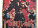 Manowar , Louder than Hell Patch, gold glitter border, limited, rar, rare