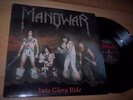 VG 1983 Manowar Into Glory Ride LP Album