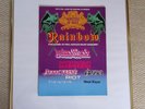 MONSTERS OF ROCK PROGRAMME FIRST FESTIVAL 1980 DONNINGTON RAINBOW VALUABLE MINT