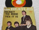 The Beatles-Ticket To Ride/Yes It Is-Vinyl 45 w/Picture Sleeve