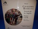 HMV SAN 182-3 WHITE ANGEL *1ST* MASCAGNI: CAVALLERIA RUSTICANA* SANTINI* 2 LP