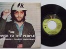 JOHN LENNON Power to the People MINT black star 45 NEAR MINT Picture Sleeve