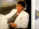 MICHAEL JACKSON thriller (original uk & lyric inner) LP EX/EX EPC 85930 disco