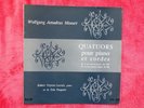 ROBERT VEYRON-RACROIX ET PAQUIER 'MOZART QUATUORS POUT PIANO NO.1,  2  '