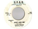 LENIS GUESS Just Ask Me NORTHERN SOUL 45 PROMO 1st press  listen