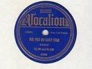 c 78 RPM Slim And Slam Vocalion 4346 in E-