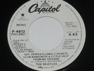 Beatles Sgt. Pepper’s LHCB/A Little Help From My Friends WL 45 RPM Promo Record