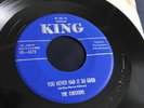 THE CHECKERS You Never Had It So Good / I Promise You  1953 Doo Wop 45 KING 4673