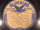 PRE WAR CAJUN FRENCH 78 FALCON TRIO MON FAVORI / DIXIE RAMBLERS BLUEBIRD 2180