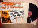 Collectible Record LP  ORSON WELLES WAR OF THE WORLDS  Orig Broadcast XLNT