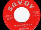 Doo Wop - the Carnations - The Angels Sent You To Me - Savoy 1172 - VG++