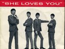 THE BEATLES She Loves You on Swan 45 With Picture Sleeve