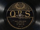 78 RPM -- Curley Weaver / Curley Weaver & Eddie Mapp, QRS 7077, E-V+  Blues