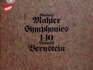 15lp box gm15 mahler 1-10 symphonies bernstein ex+/nm
