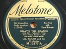 Gil Rodin/Clark Randall-What's The Reason Melotone 13377 78 E- w/Glenn Miller