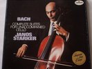 Janos Starker Bach Complete Suites For Unaccompanied Cello LP Vinyl SRI-3-77002