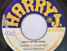 MARCIA GRIFFITHS - DON'T LET ME DOWN - HARRY J ( RARE SKINHEAD 7 )