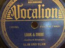 Slim And Slam Look-A-There Tutti-Frutti VOCALION 4225 r&b