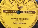 Carl Perkins Sun Records 78 243 Boppin' The Blues/ All Mama's Children