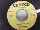 Glen Campbell's 1st record DREAMS FOR SALE/I've Got To Win CENECO 1324 read info