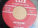 PALFORD BRADY hillbilly rocker STRONG VG CLIX 45 WHEN YOU'RE GONE  L-O-V-E JR724