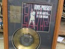 Elvis Presley 24 Kt Gold Plated Framed Record In the Ghetto/ If I Can Dream